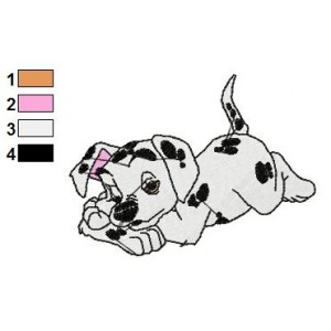 Dalmations Embroidery Design 4